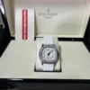 Aquanaut 5067A SS PPF 1:1 Best Edition White Textured Dial on White Rubber Strap RONDA Quartz - Image 12