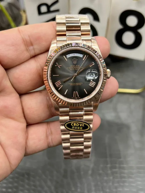 Rolex Day-Date 228235 Refined with Moissanite Diamonds 40mm - Image 12