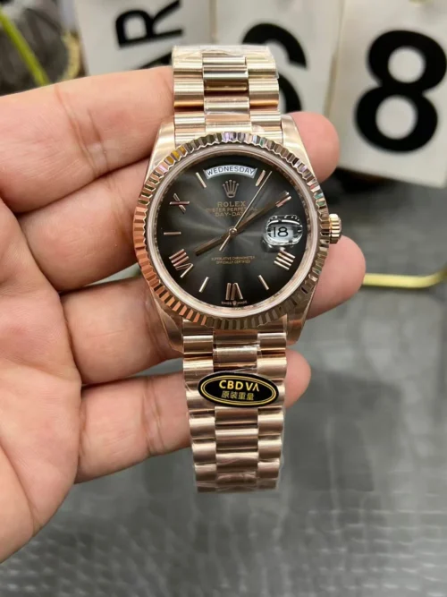 Rolex Day-Date 228235 Refined with Moissanite Diamonds 40mm - Image 7