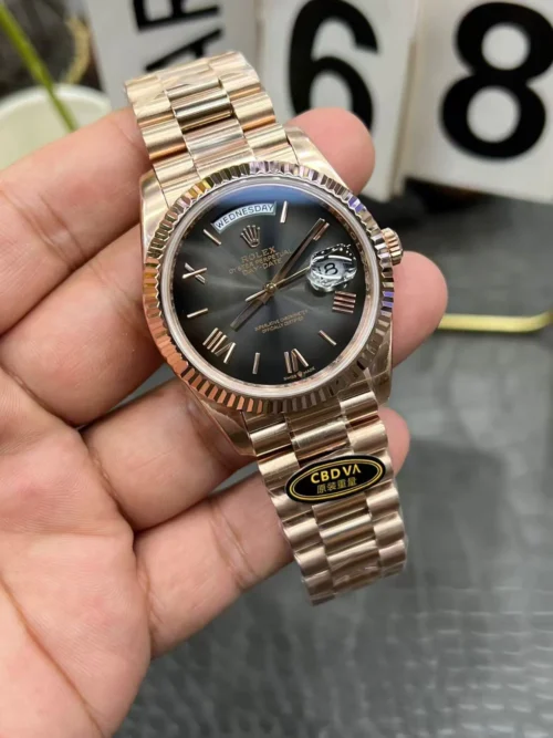 Rolex Day-Date 228235 Refined with Moissanite Diamonds 40mm - Image 11