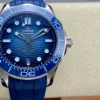 Omega Ice Blue Seahorse 300m 8800 Movement 42mm - Image 2