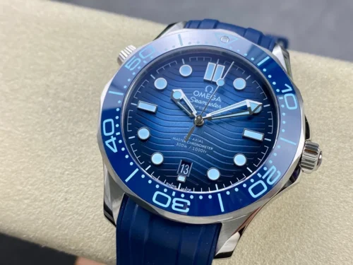 Omega Ice Blue Seahorse 300m 8800 Movement 42mm - Image 3