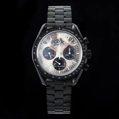 Omega Black Liquid D Speedmaster Planet Limited Edition Watch