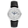 Calatrava 5296G SS ZF 1:1 Best Edition White Dial Blue Hands on Blue Leather Strap 324CS