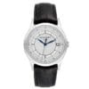 Calatrava 5296G SS ZF 1:1 Best Edition White Dial Blue Hands on Blue Leather Strap 324CS
