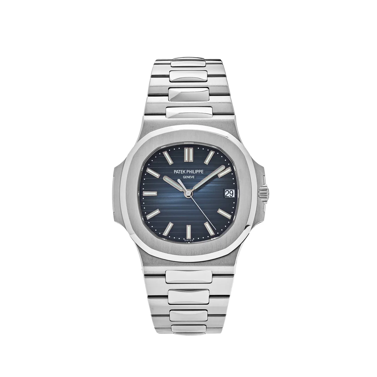 Nautilus 5811/1G 3KF 1:1 Best Edition Blue Textured Dial on SS Bracelet A330 Super Clone