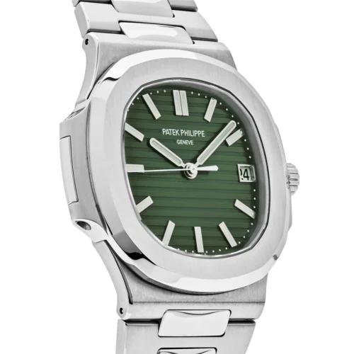 Nautilus 5711/1A PPF 1:1 Best Edition Green Textured Dial on SS Bracelet 324CS V4 - Image 2