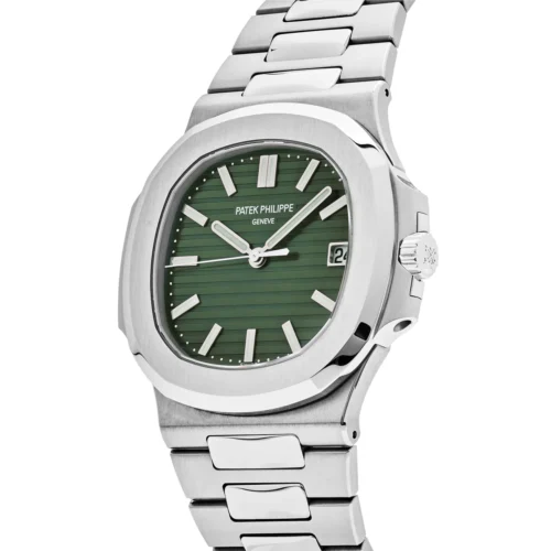 Nautilus 5711/1A PPF 1:1 Best Edition Green Textured Dial on SS Bracelet 324CS V4 - Image 3