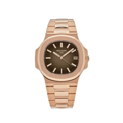 Nautilus 5711/1R PPF 1:1 Best Edition Brown Textured Dial on RG Bracelet 324CS