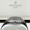 Nautilus 5711 40mm 3KF 1:1 Best Edition Grey Dial on Black Leather Strap A324 Super Clone - Image 4