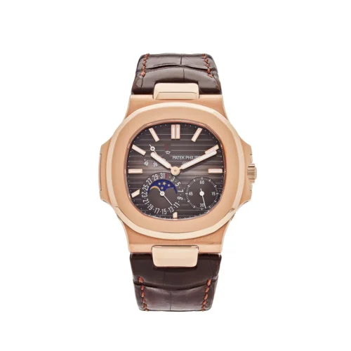 Nautilus 5712 RG ZF 1:1 Best Edition Brown Dial on Brown Leather Strap A240