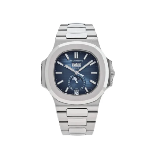 Nautilus 5726 Full Function SS PPF 1:1 Best Edition Blue Dial on SS Bracelet A324