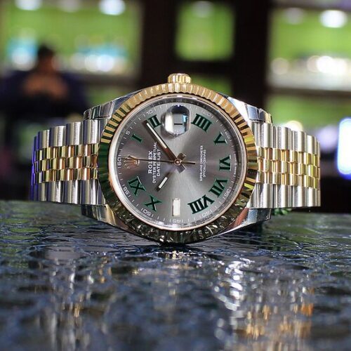 DateJust 36mm 126233 Clean 1:1 Best Edition 904L Steel Gray Dial Green Roman on SS/YG Jubilee Bracelet VR3235 - Image 4