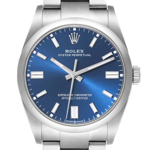 Oyster Perpetual 36mm 126000 Clean 1:1 Best Edition 904L Steel Blue Dial on SS Bracelet VR3230 - Image 4