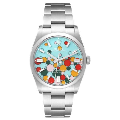 Oyster Perpetual 126000 36mm VSF 1:1 Best Edition Celebration Bubbles Dial on SS Bracelet VS3235