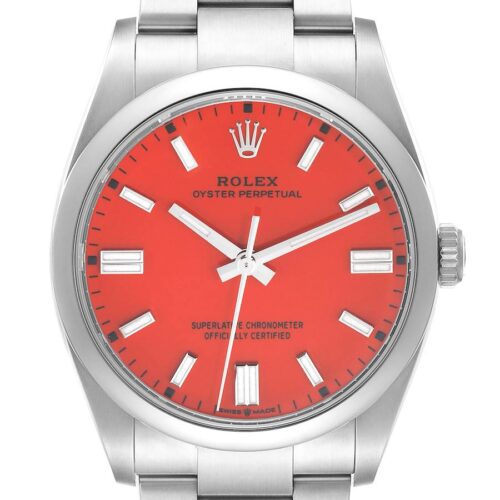 Oyster Perpetual 36mm 126000 Clean 1:1 Best Edition 904L Steel Red Dial on SS Bracelet VR3230 - Image 3