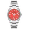 Oyster Perpetual 36mm 126000 Clean 1:1 Best Edition 904L Steel Red Dial on SS Bracelet VR3230