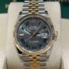 DateJust 36mm 126233 Clean 1:1 Best Edition 904L Steel Gray Dial Green Roman on SS/YG Jubilee Bracelet VR3235 - Image 6