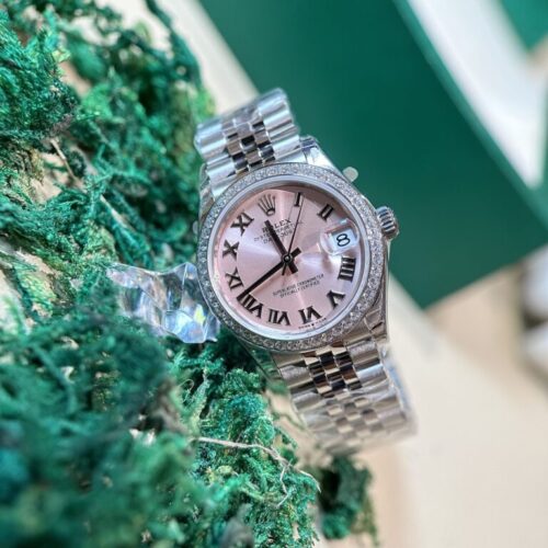 Rolex DateJust Diamonds Pink Dial EW Factory 31mm - Image 3