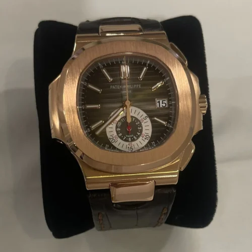Nautilus 5980R-001 Rose Gold Chronograph