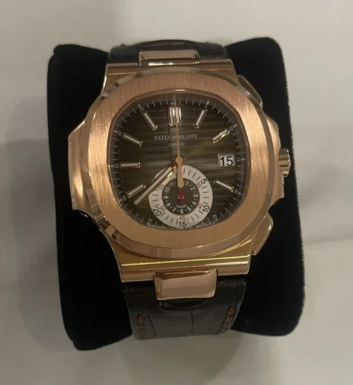 Nautilus 5980R-001 Rose Gold Chronograph