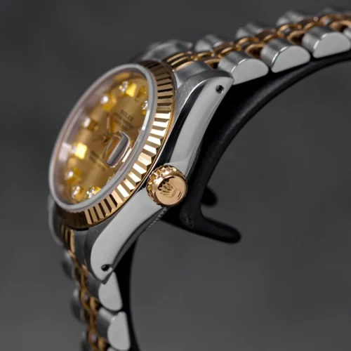 Datejust 26mm Two-Tone Yellow Gold Champagne Diamond Dial - Image 4