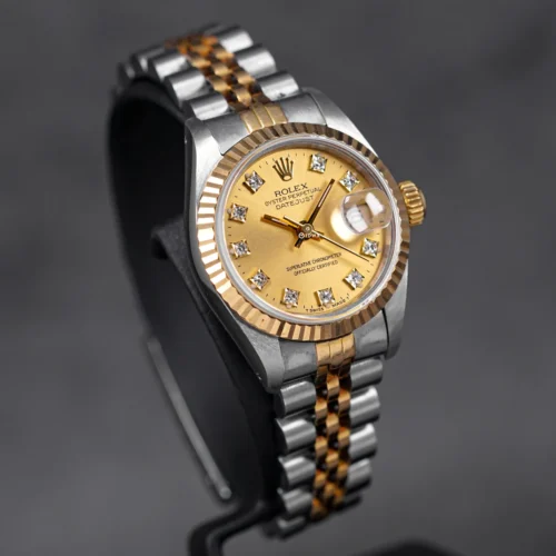 Datejust 26mm Two-Tone Yellow Gold Champagne Diamond Dial - Image 2