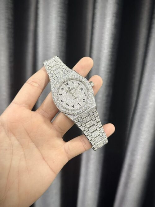 Audemars Piguet Royal Oak 41mm Custom with Moissanite Diamonds