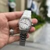 Audemars Piguet Royal Oak 34mm with White Dial and Metal Wire Bracelet - Image 2