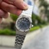 Audemars Piguet Royal Oak 34mm with Blue Dial and Metal Wire Bracelet - Image 2