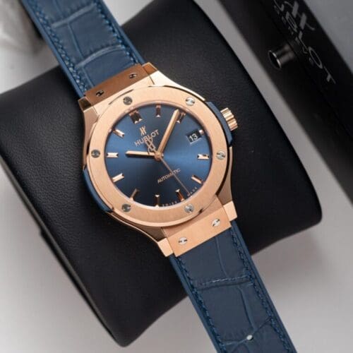 Hublot Classic Fusion King Gold Blue JJF Factory 38mm