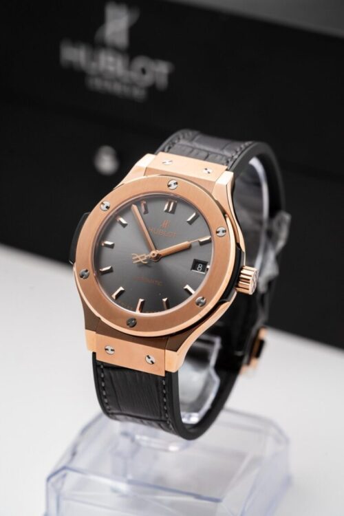 Hublot Classic Fusion King Gold Gray Dial JJF Factory 38mm - Image 2