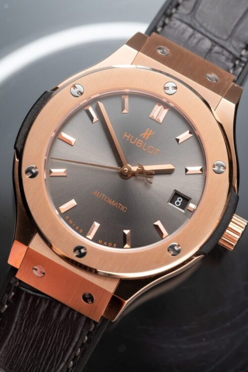 Hublot Classic Fusion King Gold Gray Dial JJF Factory 38mm - Image 3