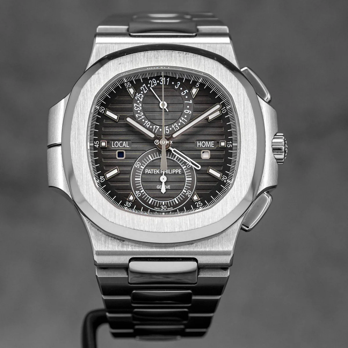 Patek Philippe Nautilus 5990/1A Travel Time Steel Black Dial 