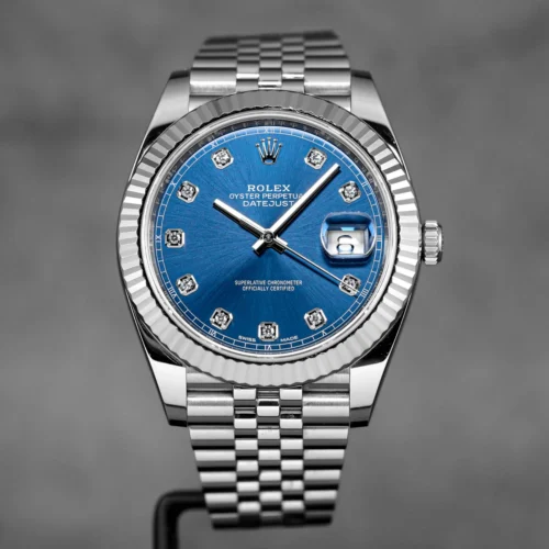 Datejust 41mm Blue Diamond Dial (2018)