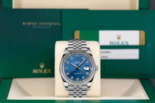 Datejust 41mm Blue Diamond Dial (2018) - Image 4