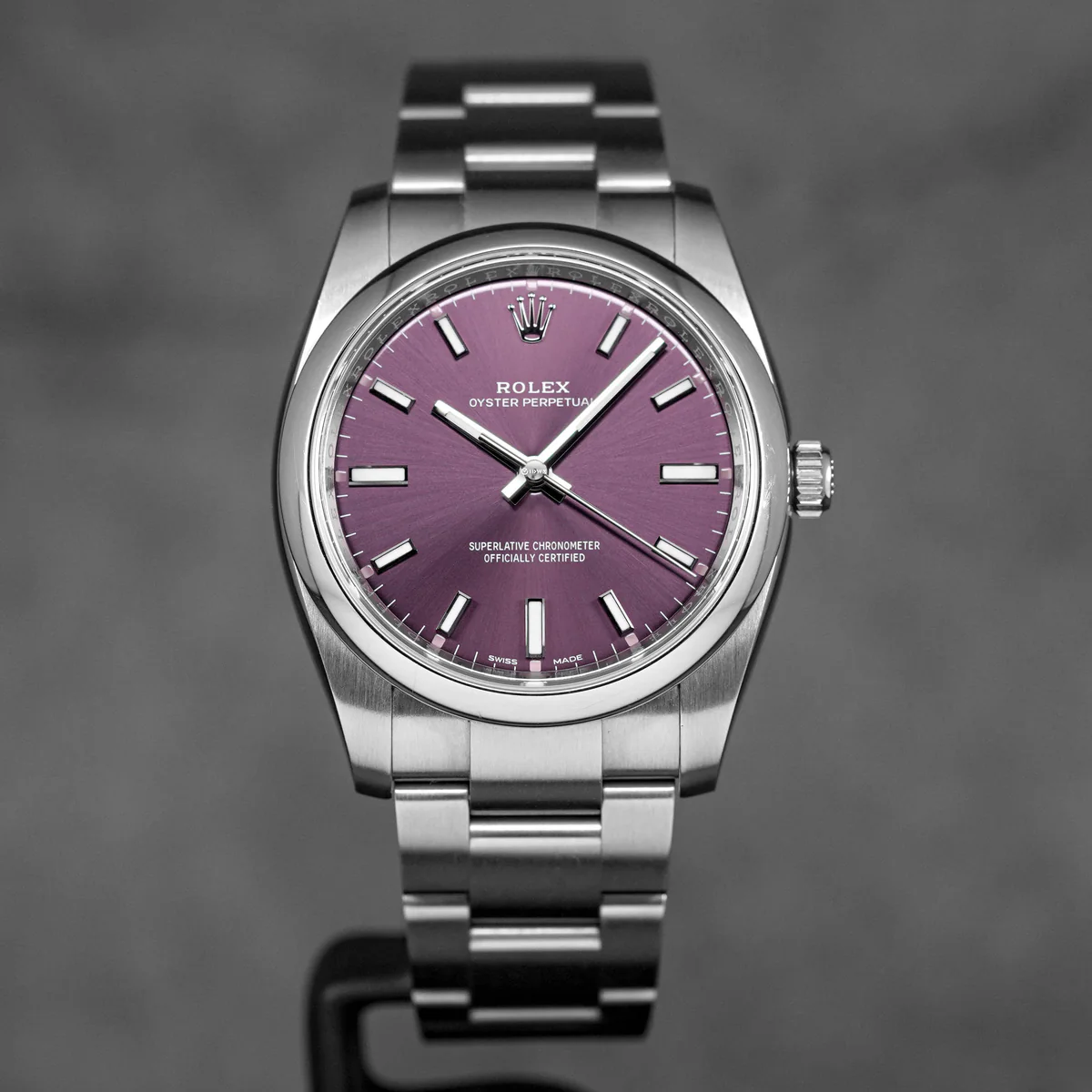 Oyster Perpetual 34mm Red Grape Dial