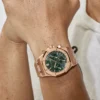 Royal Oak Chronograph 50th Anniversary Rose Gold Khaki Green Dial - Image 2