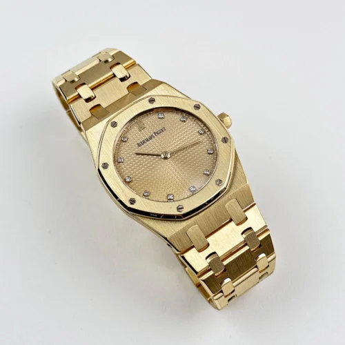 Royal Oak Yellow Gold Champagne Diamond Dial - Image 2