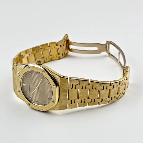  Royal Oak Yellow Gold Champagne Diamond Dial - Image 3