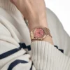 Audemars Piguet Royal Oak Ladies Rose Gold Pink Dial  - Image 2