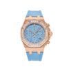 Audemars Piguet Royal Oak Offshore Chronograph Rose Gold Blue Dial Diamond Bezel