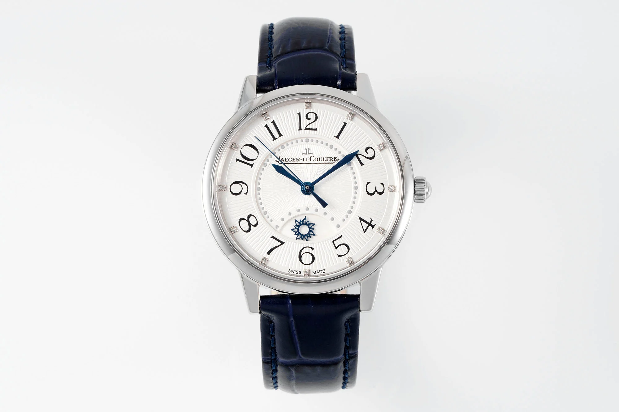Rendez-Vous 34mm SS/LE White Dial On Blue Leather Strap APSF A898 