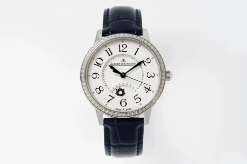 Rendez-Vous 34mm Dia SS/LE White Dial On Blue Leather Strap APSF A898 