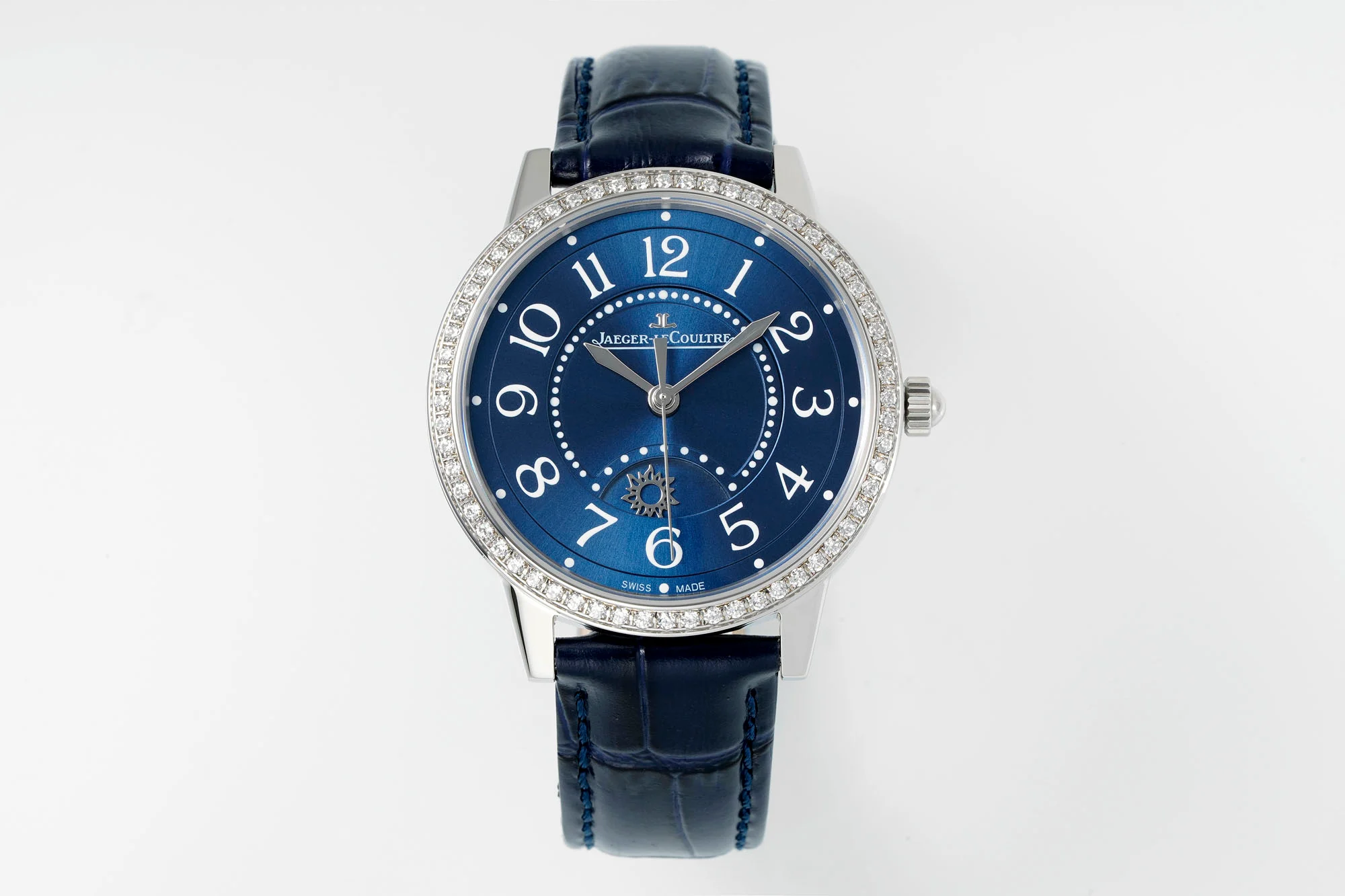 Rendez-Vous 34mm SS/LE Blue Dial On Blue Leather Strap APSF A898 Super Clone