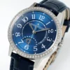 Rendez-Vous 34mm SS/LE Blue Dial On Blue Leather Strap APSF A898 Super Clone - Image 3