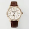 Rendez-Vous 34mm RG/LE Cream Dial On Brown Leather Strap 