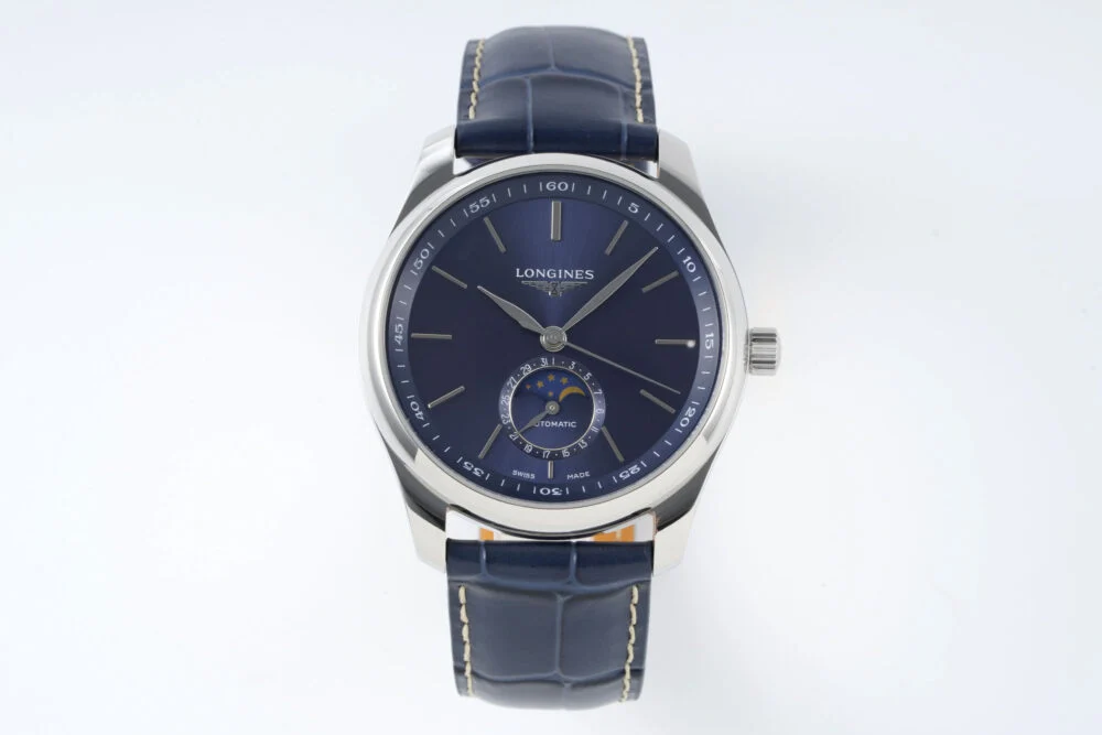 Longines Master Moonphase SS/LE Blue Dial 