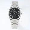 Longines Master Moonphase SS/SS Black/Roman Dial