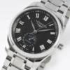 Longines Master Moonphase SS/SS Black/Roman Dial - Image 4